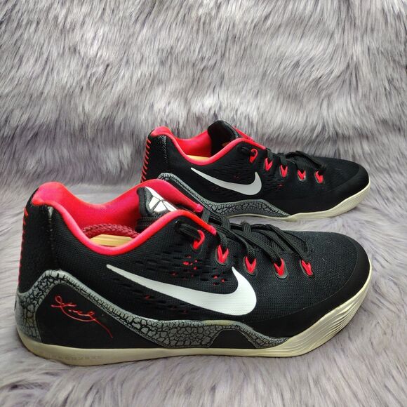 Nike Kobe 9 IX EM Laser Crimson Mamba Mens Size 8 Black 646701-001 main image 10